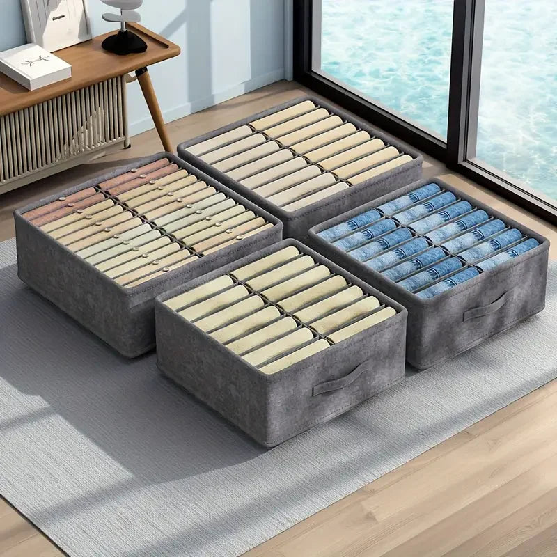 1PC Wardrobe Storage Organizer – Pants, Sweater & T-Shirt Drawer Box, Cabinet Clothes Organizer