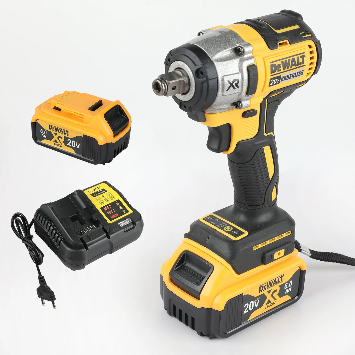 DeWalt DCF880 20V Max XR Brushless Cordless Impact Wrench - 205N·m Torque, Compact & Multifunctional for Portable Power
