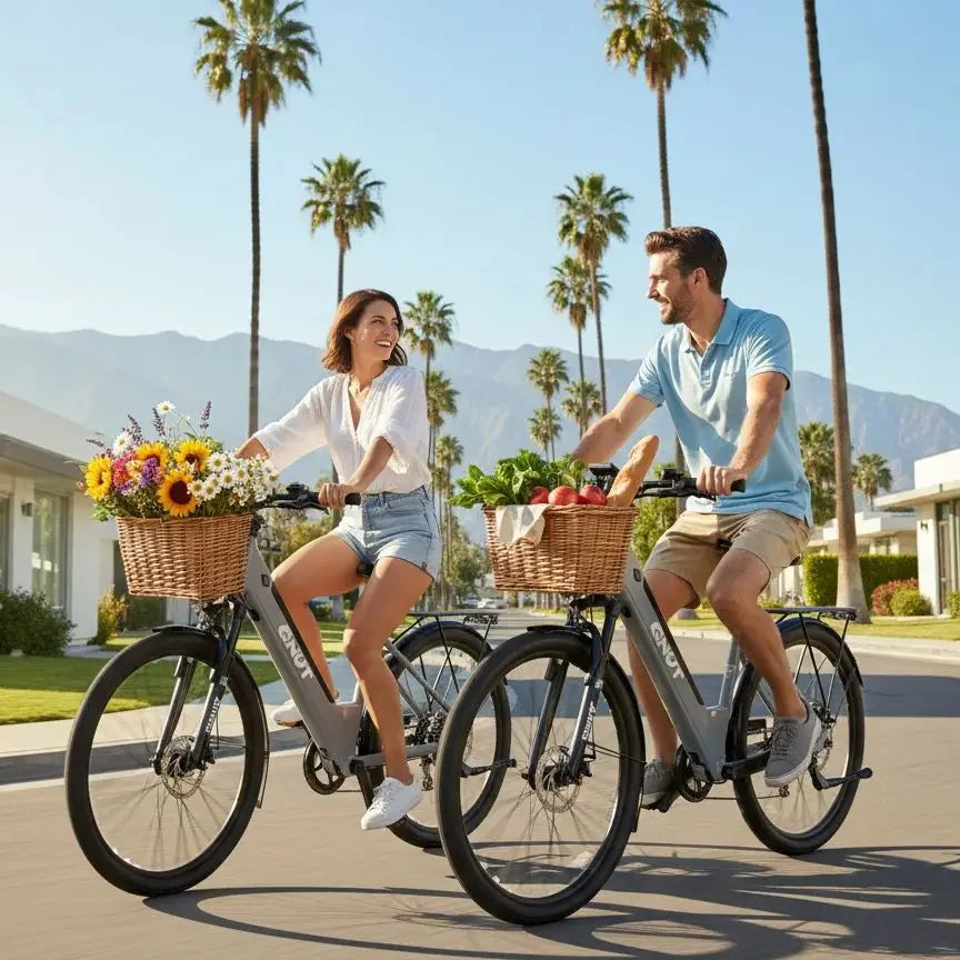 1000W Urban Ebike, 26" Comfort Step-Through Electric City Bike, 48V 10.4ah Removable Battery, Soft Seat, Perfect For Seniors