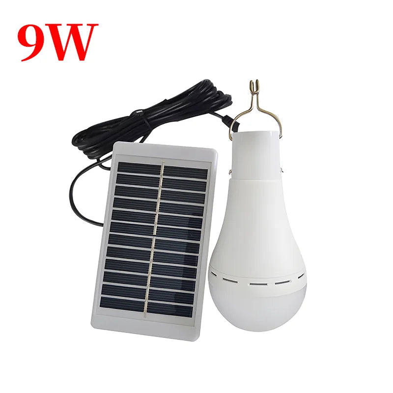 Solar Lights Waterproof USB Charged Hanging Emergency Sunlights Powered Lamps Outdoor Indoor House LED Solar Lamp Bulb Lights