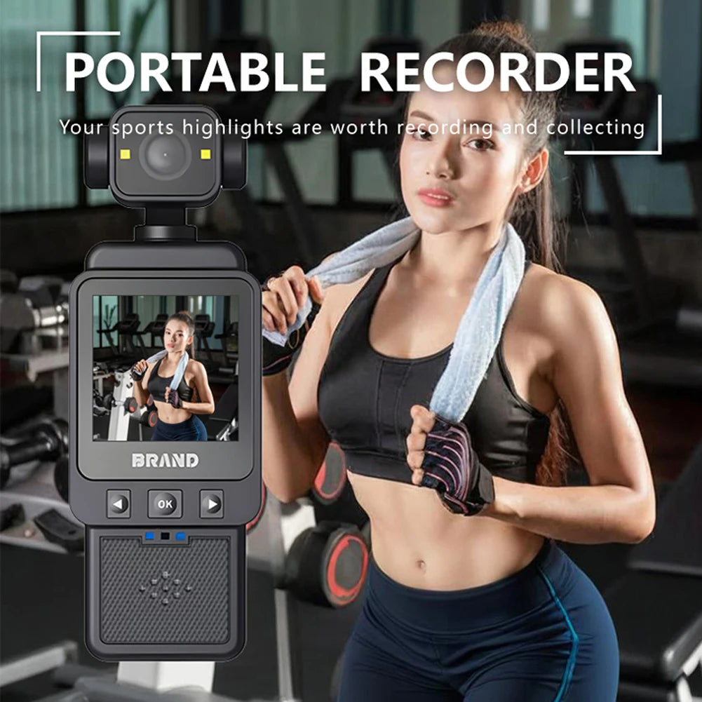 1080P WiFi Travel Bicycle Driver Recorder Mini Sports Cam Body Camera for Motorcycle and Vlogging