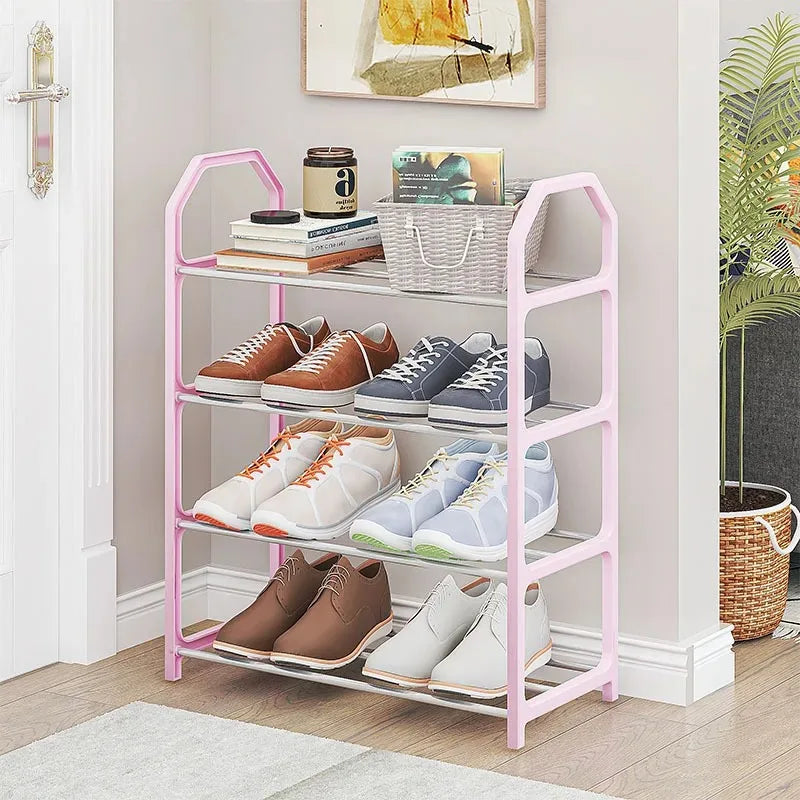 4 Floor Assembly Simple Creative Home Shoe Rack Dormitory Door Storage Rack Storage Shoe Multifunctional Cabinet Home Supplies