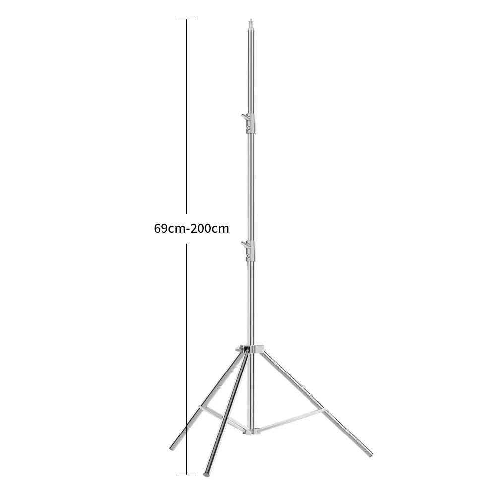 Super Stable Stainless Steel Big Tripod 2.8M Foldable Lighting Stand Tripod Photography For Fill Spot Light Softbox Photo Studio