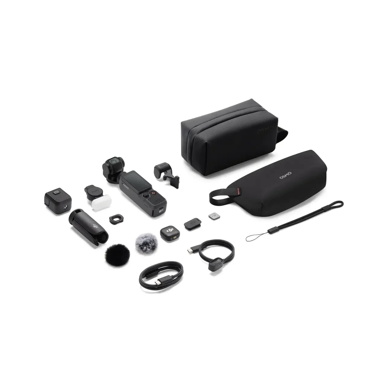 Osmo Pocket 4 Creator Combo 6K Gimbal Camera with Wide-Angle Lens, DJI Mic 3, Battery Handle, Tripod for Vlog