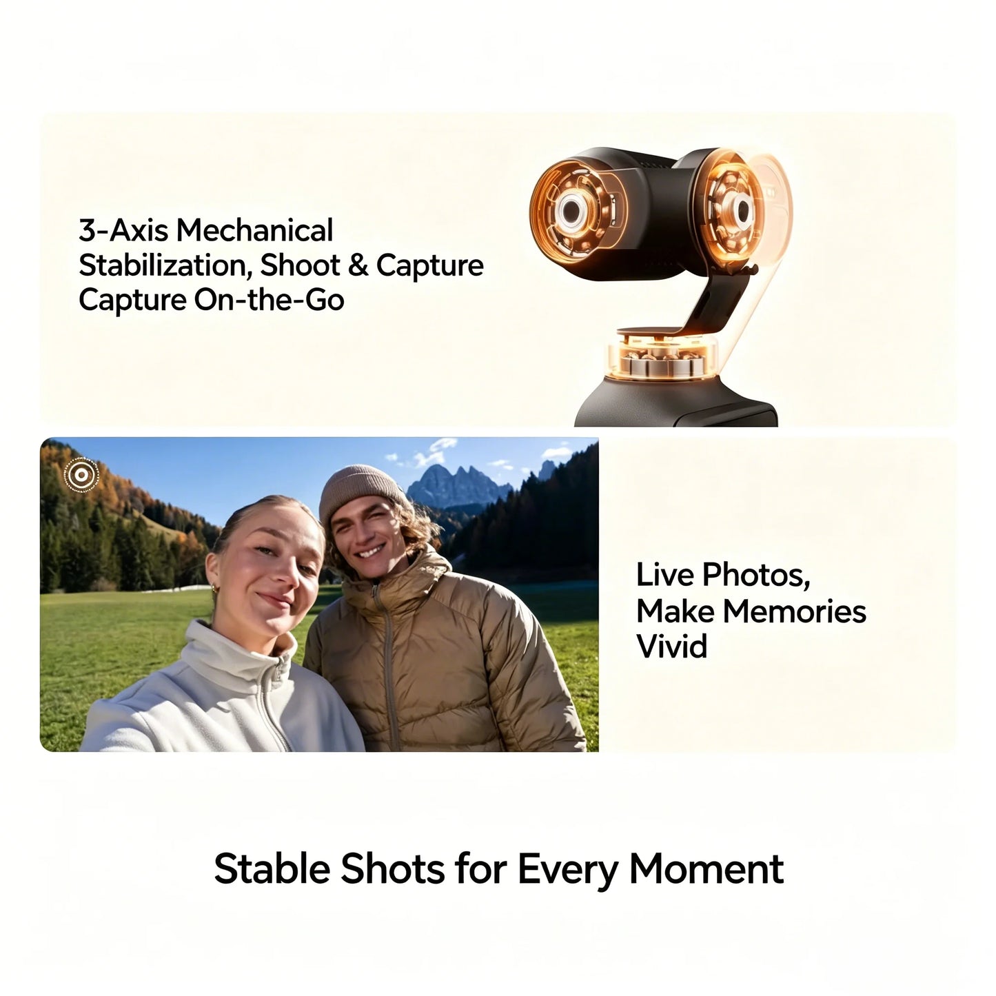 Osmo Pocket 4 Creator Combo 6K Gimbal Camera with Wide-Angle Lens, DJI Mic 3, Battery Handle, Tripod for Vlog