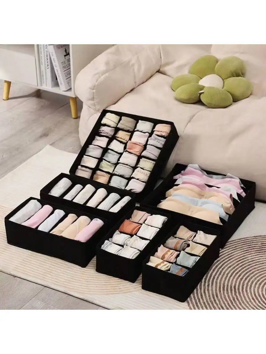 24-Cell Collapsible Organizer For Socks, Underwear, Ties, Accessories