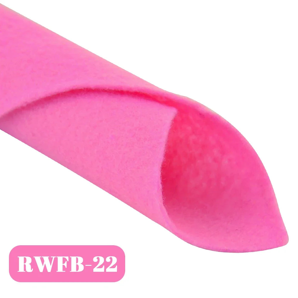 45 Colors Non-woven Sheet 1.0mm Thick 30*30cm Super Soft Felt Fabric for DIY Sewing Crafts, Doll Accessories Material Patchwork