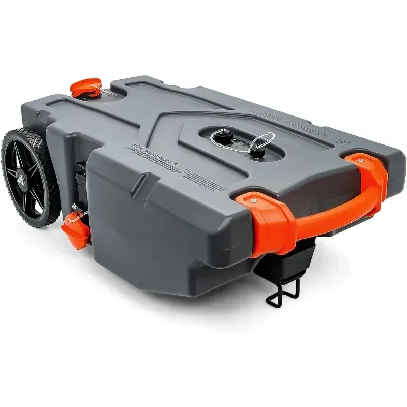 NEW Rhino 36-Gallon Camper / RV Portable Waste Tank - Features Large Heavy-Duty No-Flat Wheels & Built-In Gate Valve