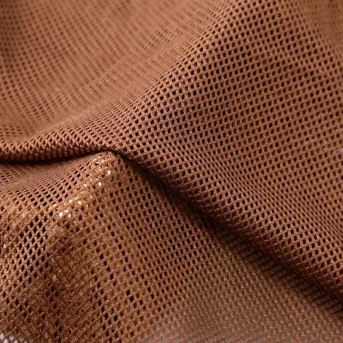 155x45/500cm 2x2 Low-stretch Mesh Fabric For Clothing LiningTravel Bag Handbag T-shirt Sportswear Handmade DIY Sewing Fabric