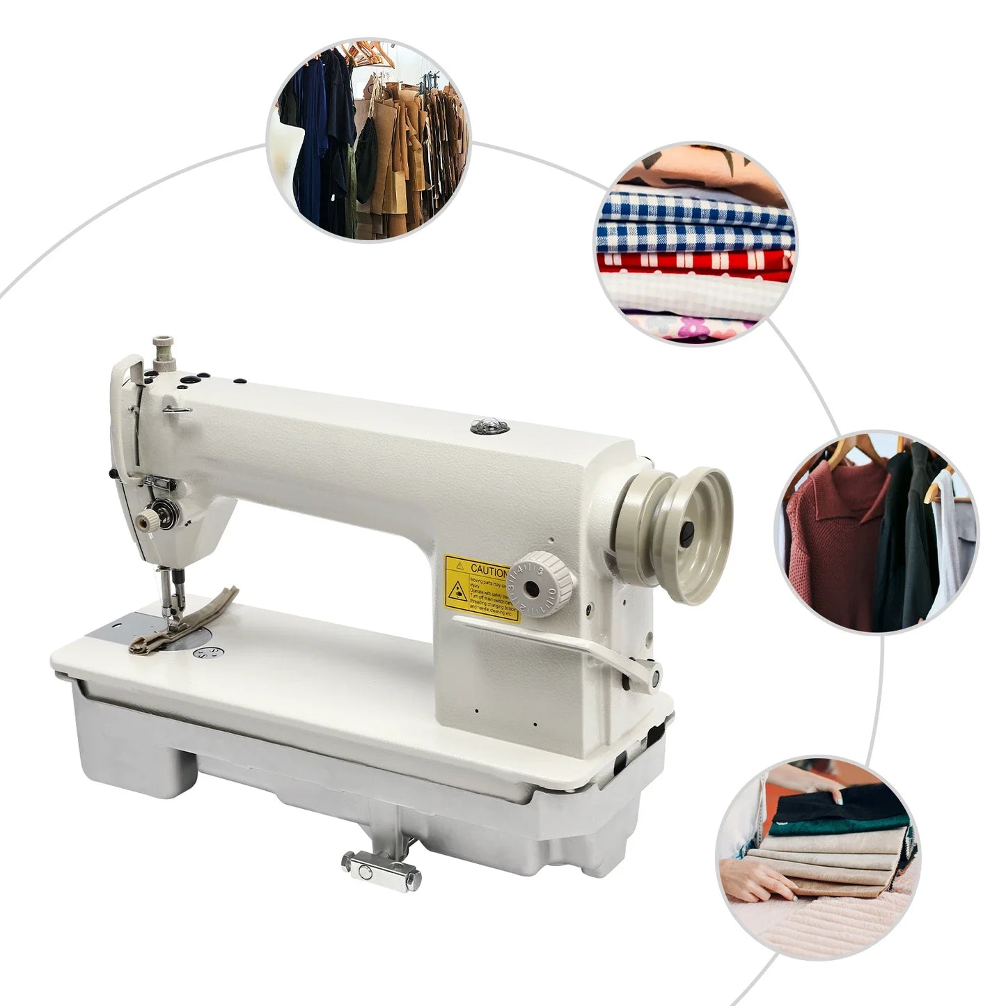 DDL-8700H Industrial Sewing Machine High Speed Lockstitch Straight Stitch Sewing Machine W/ High Speed Lock for For Repairing