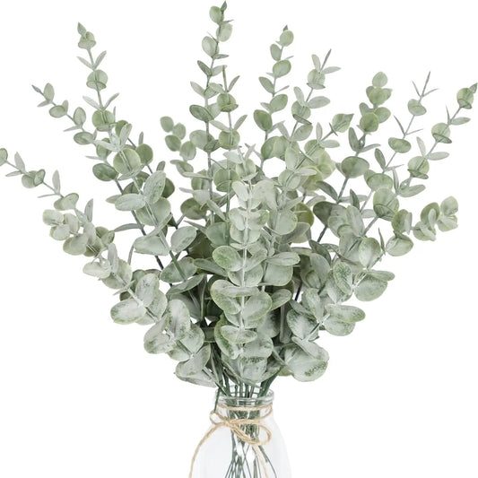 10-50PCS DIY Artificial Eucalyptus Wall Hanging Decor Greenery Boho Home Decorations Farmhouse Rustic Plants for Wedding