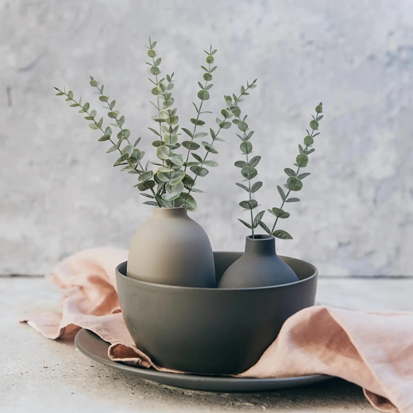 10-50PCS DIY Artificial Eucalyptus Wall Hanging Decor Greenery Boho Home Decorations Farmhouse Rustic Plants for Wedding