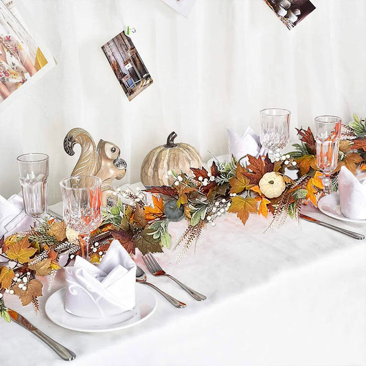 Versatile Thanksgiving Decorations Pumpkin Vine Decoration Included Pottery Barn Fall Decor