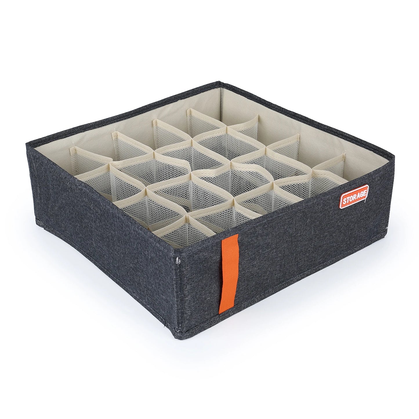 Wardrobe Clothes Organizer 6-20 Grids Clothes Trousers Jeans Storage Box Underwear Bra Socks Compartment Drawer Organizers boxes
