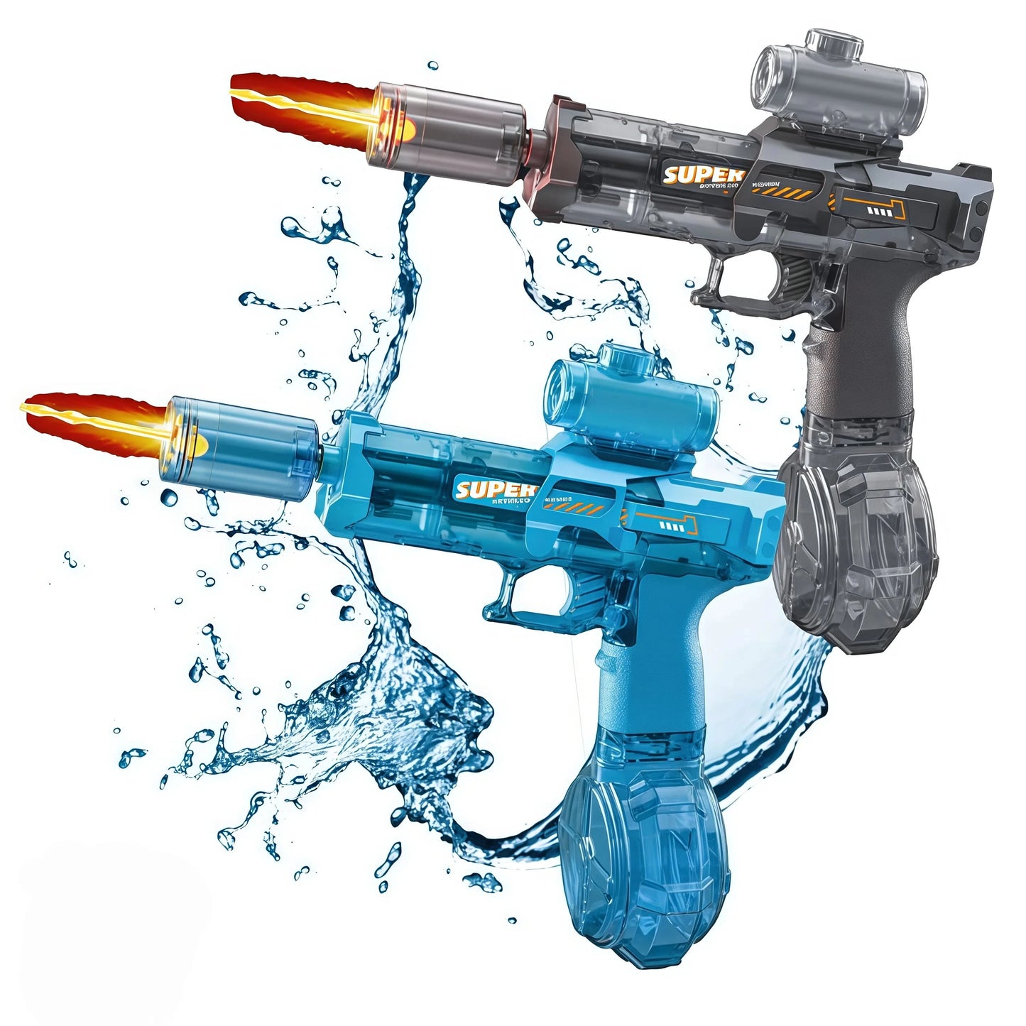 Electric Water Gun, Automatic Squirt Guns with Long Range with Large Capacity,  Water Blasters for Outdoor Summer