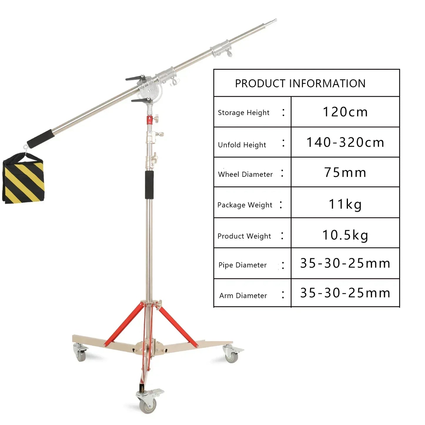 SH Extendable Tripod 190cm With 1/4 Screw&Wheels Bluetooth Remote For DSLR Camera Smartphone Fill Light Microphone Tripod