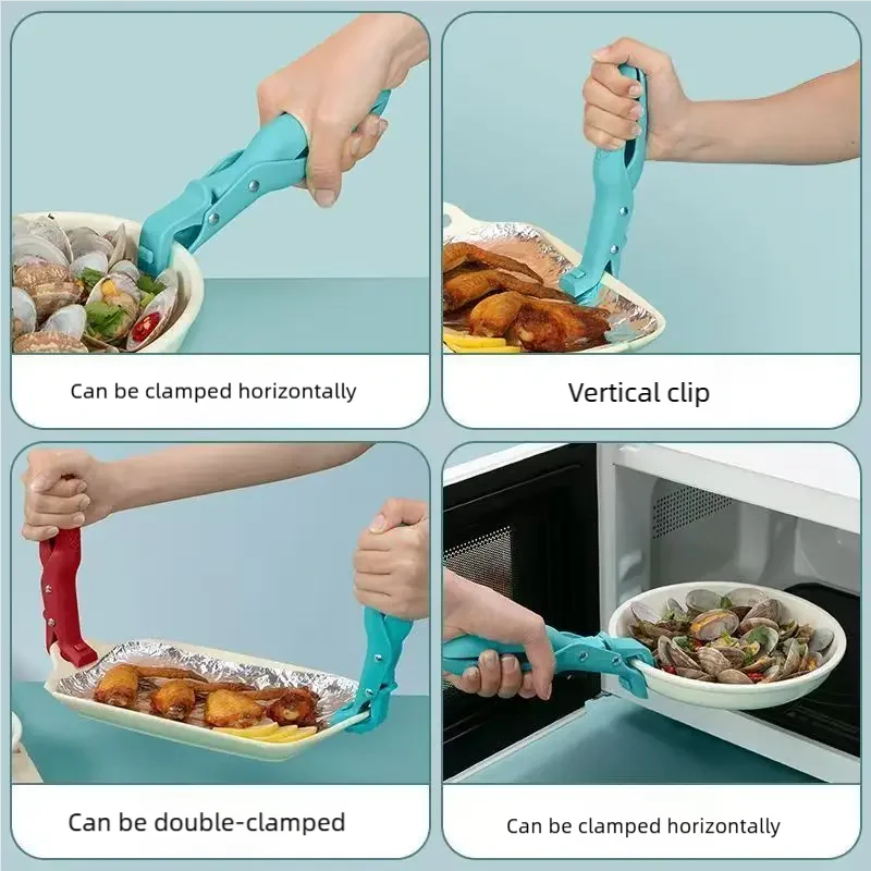 Multi-Purpose Anti-Scald Bowl Holder Clip Solid Color Color Silicone Home Clip Kitchen Scalding 2 Anti Tools YM132