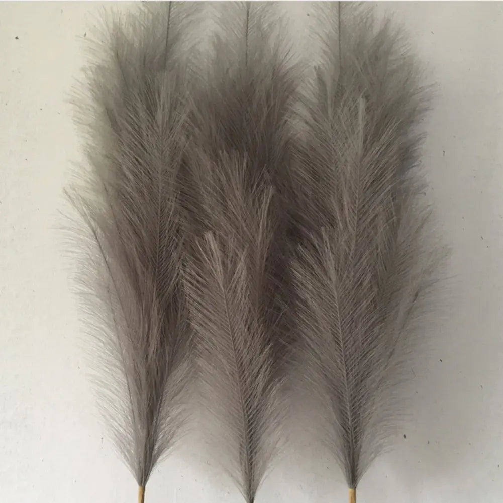 Simulation Reed Grass Pampas Home Wedding Decoration Flower Arrange Accessories Pampas Grass Hand-Dyed Dog Tail Grass