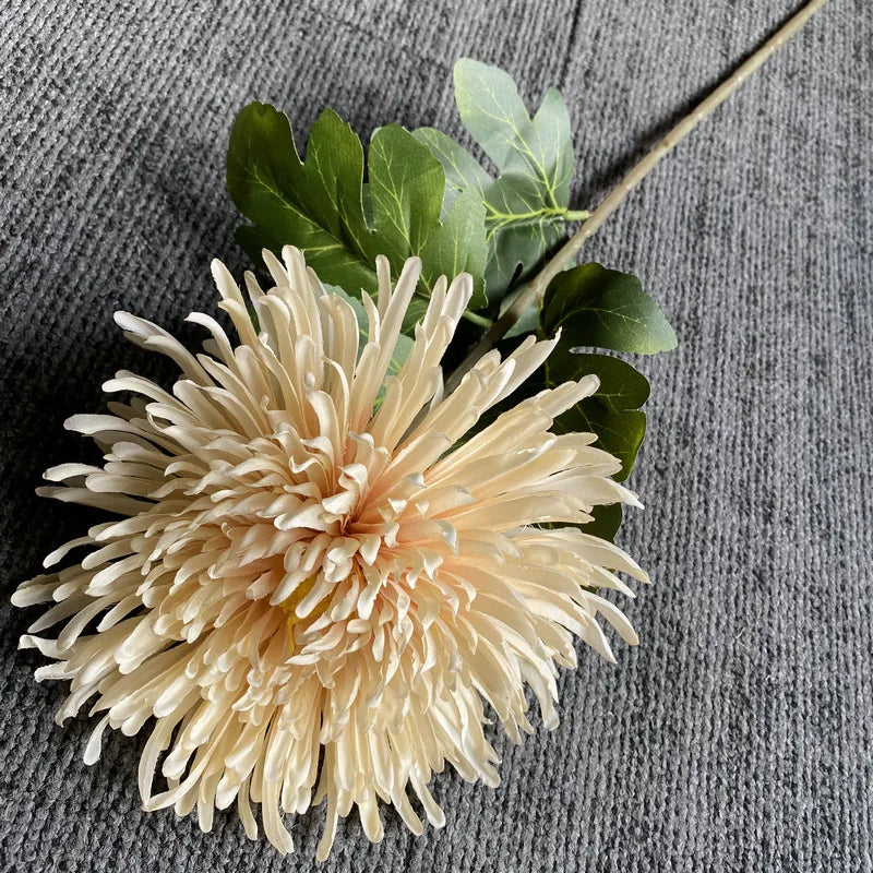 73cm Single Branch Dragon Claw Chrysanthemum Artificial Silk Flowers Home Interior Decor Wedding Floral Arrangement Materials
