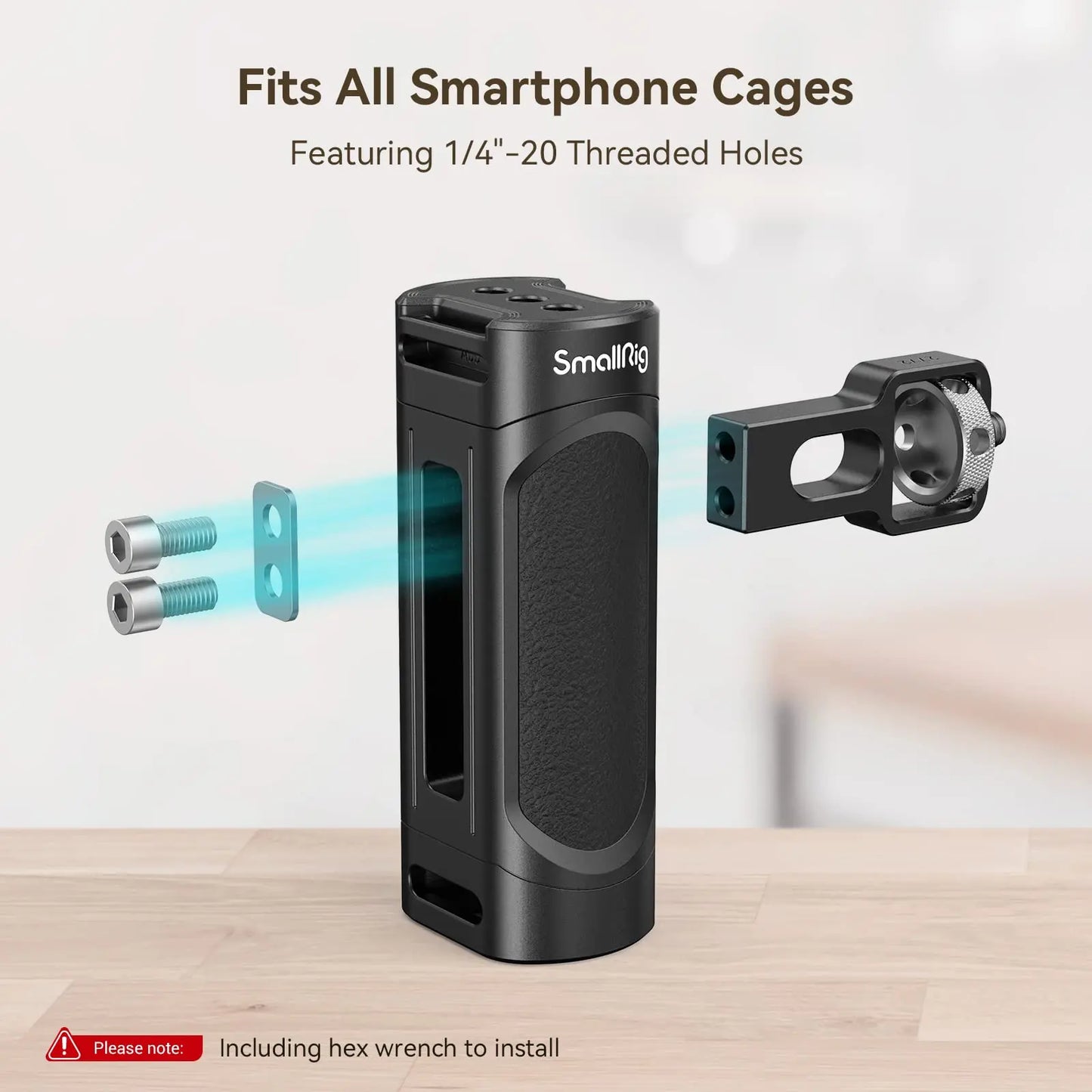 SmallRig Universal Phone Cage Smartphone Video Rig Kit with Handles, Handheld Filmmaking Vlogging Case for iPhone 17 Pro/Pro Max
