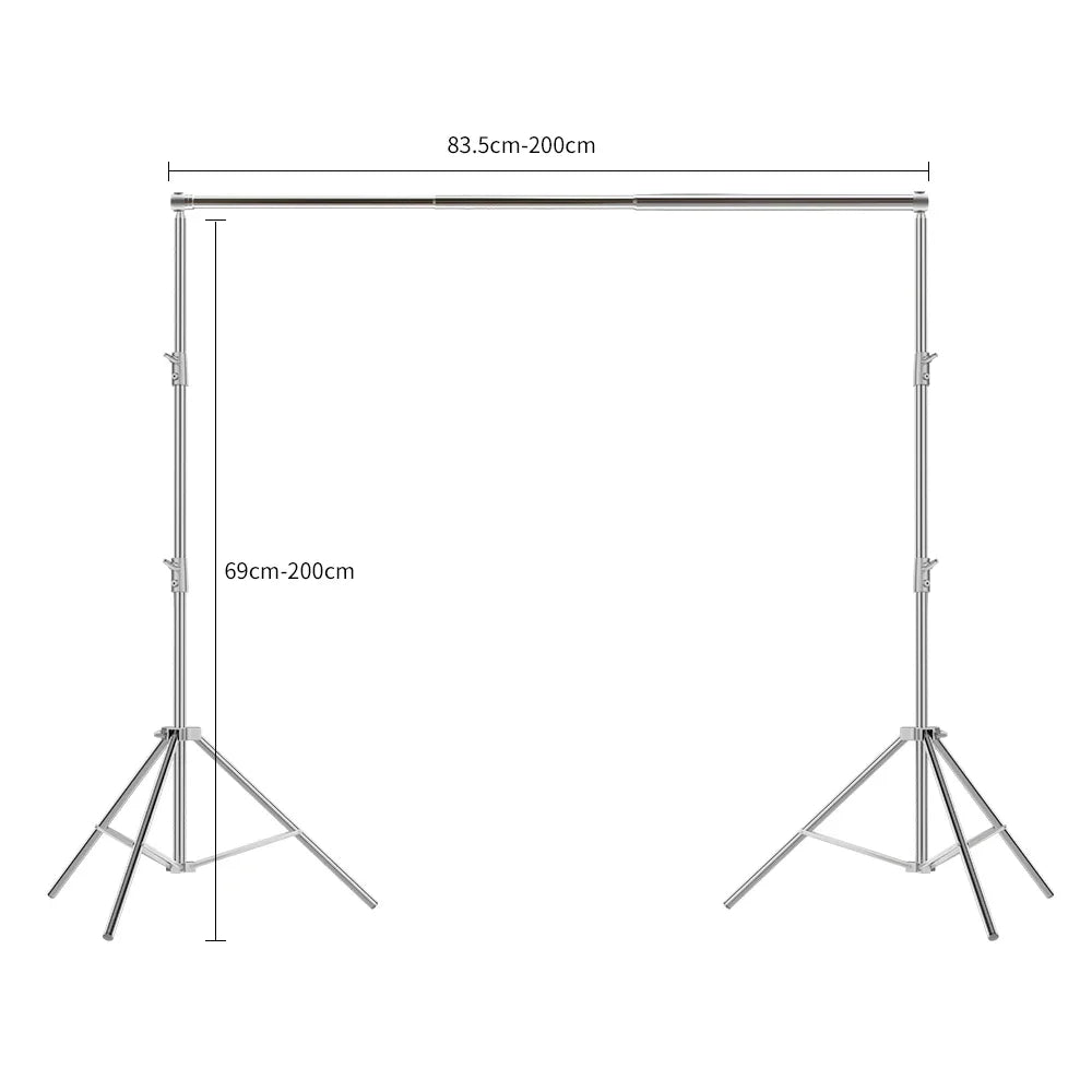 Super Stable Stainless Steel Big Tripod 2.8M Foldable Lighting Stand Tripod Photography For Fill Spot Light Softbox Photo Studio