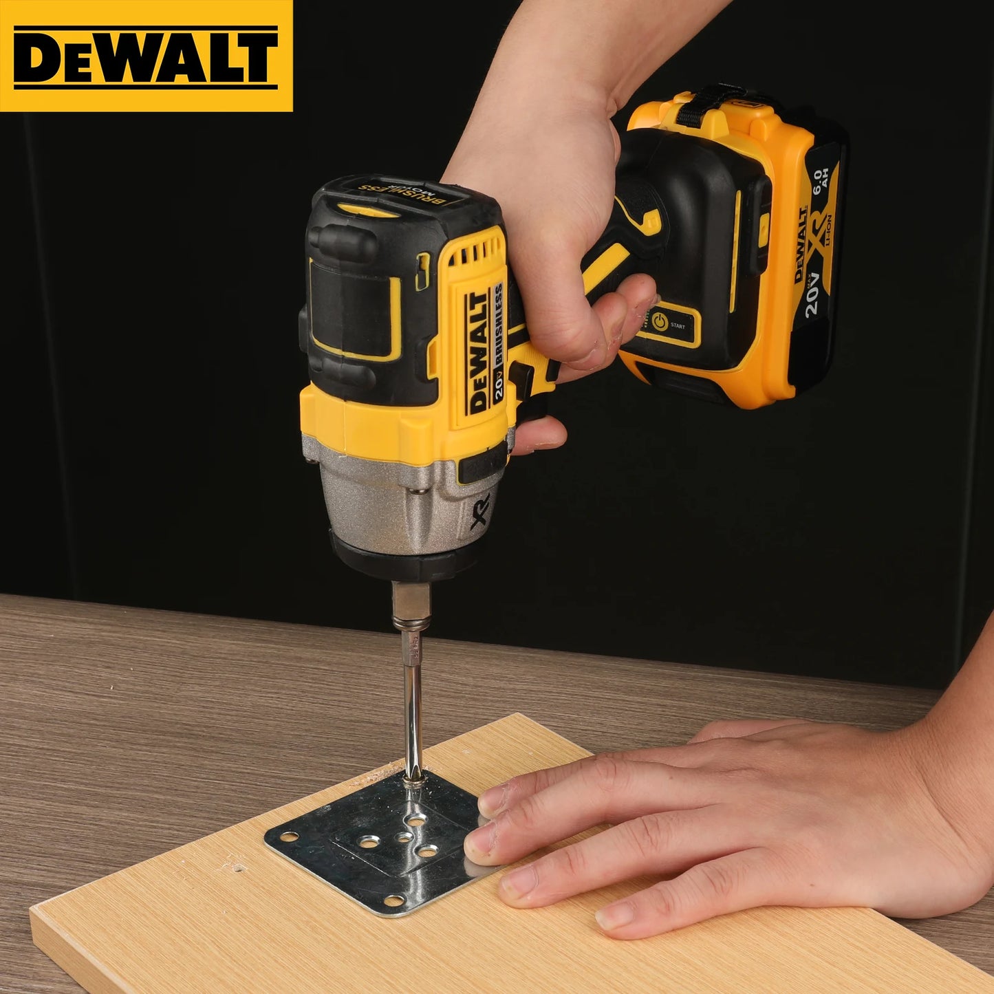 DeWalt DCF880 20V Max XR Brushless Cordless Impact Wrench - 205N·m Torque, Compact & Multifunctional for Portable Power