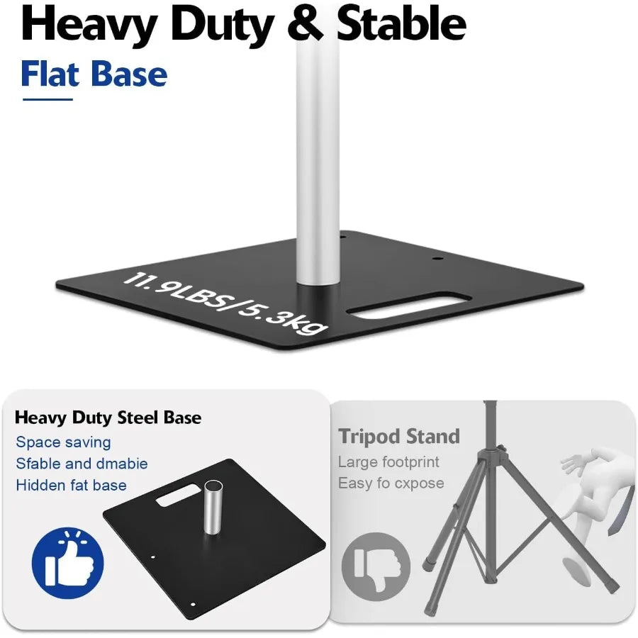 Duty Backdrop Stand, 10x20Ft Double Crossbar Pipe and Drape Stand Kit, Adjustable Banner Stand, Back Drop Stand for Party
