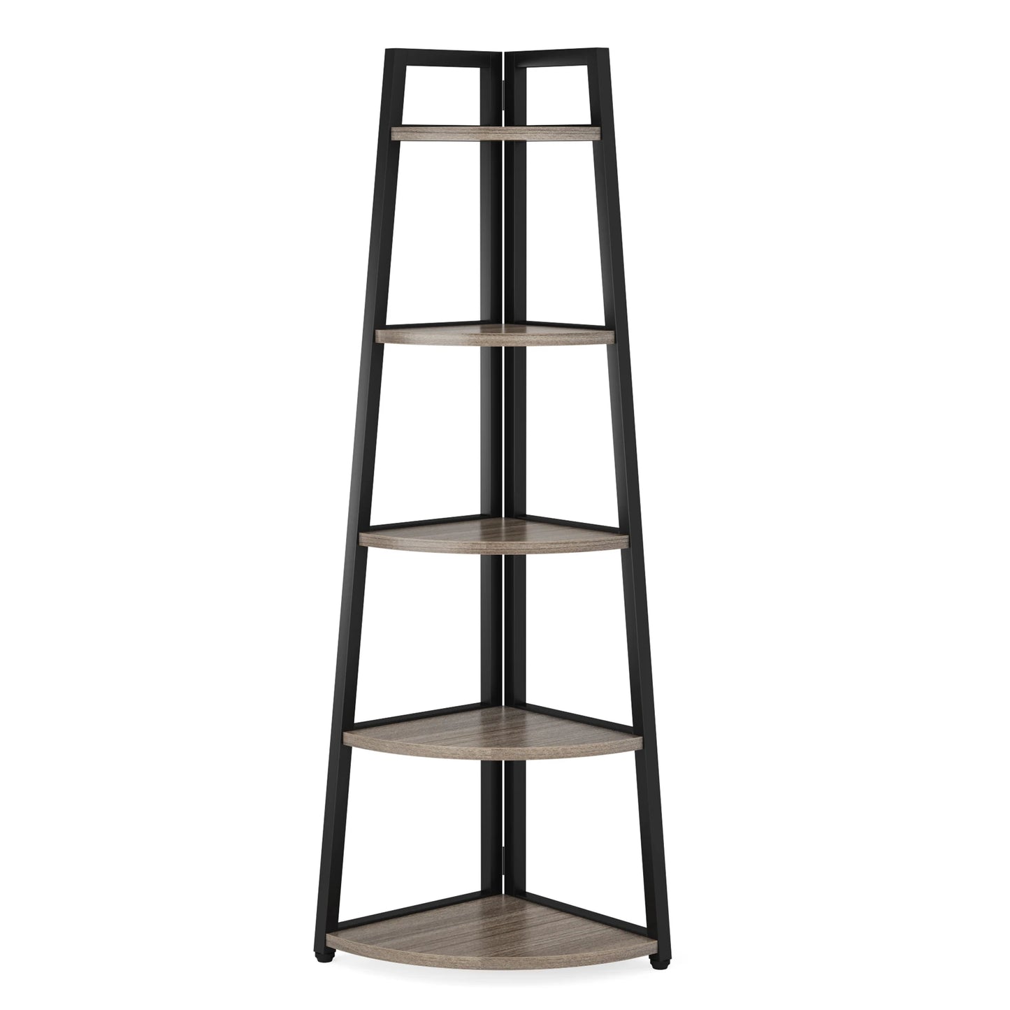 Tribesigns Bookcase Corner Book Shelf Rack Wood Bookshelf Storage Shelves