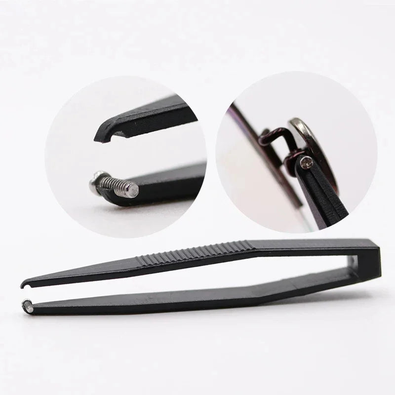 500pc Eyeglasses Sunglasses Repair Kit Tool Glasses Screwdriver Screws Sets Nuts Nose Pad Optical Repair Tool Parts Assorted2030