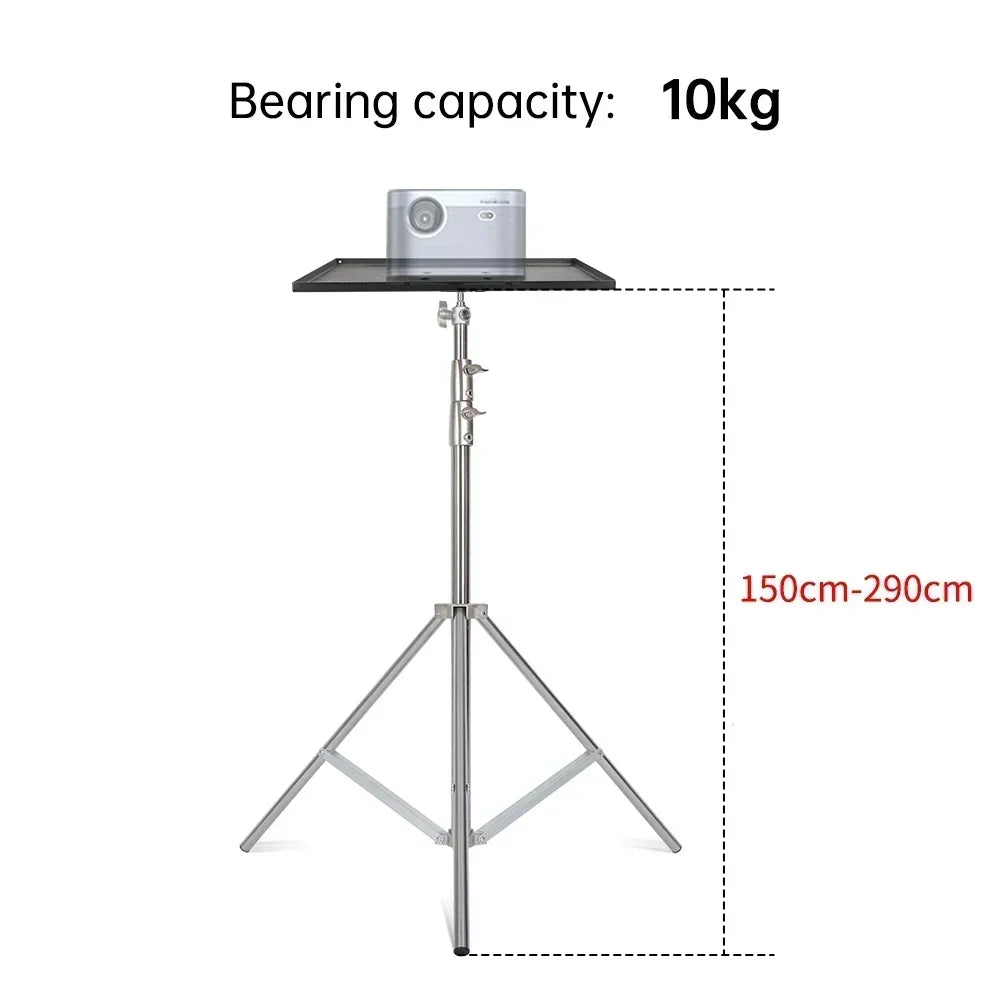 SH Extendable Tripod 190cm With 1/4 Screw&Wheels Bluetooth Remote For DSLR Camera Smartphone Fill Light Microphone Tripod