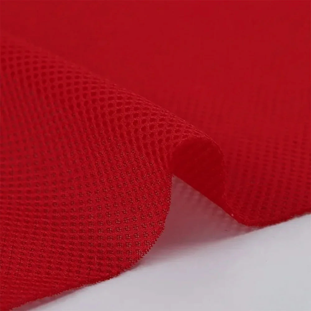 Breathable 3D Mesh Fabric Air Layer Solid Color Handcraft DIY Upholstery Make Chair Speaker Dustproof Soundproof Net Cover Cloth