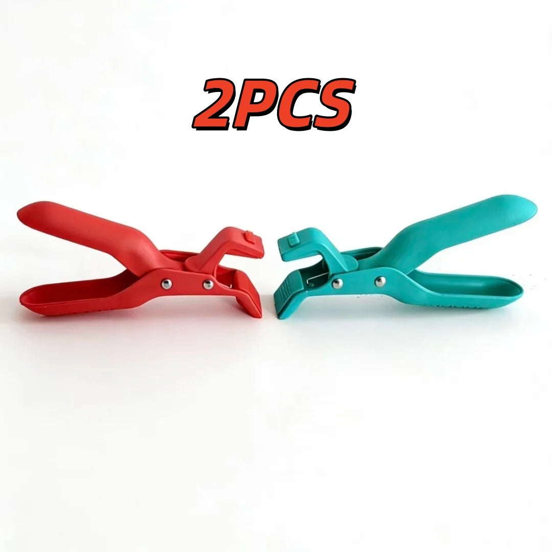Multi-Purpose Anti-Scald Bowl Holder Clip Solid Color Color Silicone Home Clip Kitchen Scalding 2 Anti Tools YM132