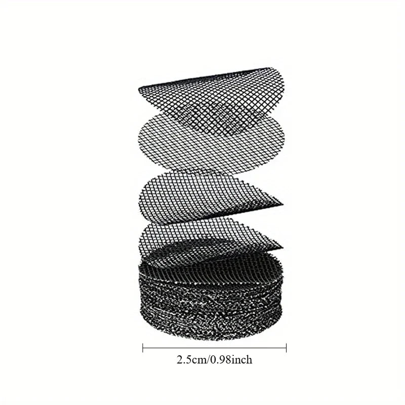 50pcs Round Mesh Drainage Screens for Flower Pots, Prevent Soil Loss, Ideal for Bonsai Gardening, Gasket, Plant Drainage Screens