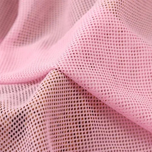 155x45/500cm 2x2 Low-stretch Mesh Fabric For Clothing LiningTravel Bag Handbag T-shirt Sportswear Handmade DIY Sewing Fabric