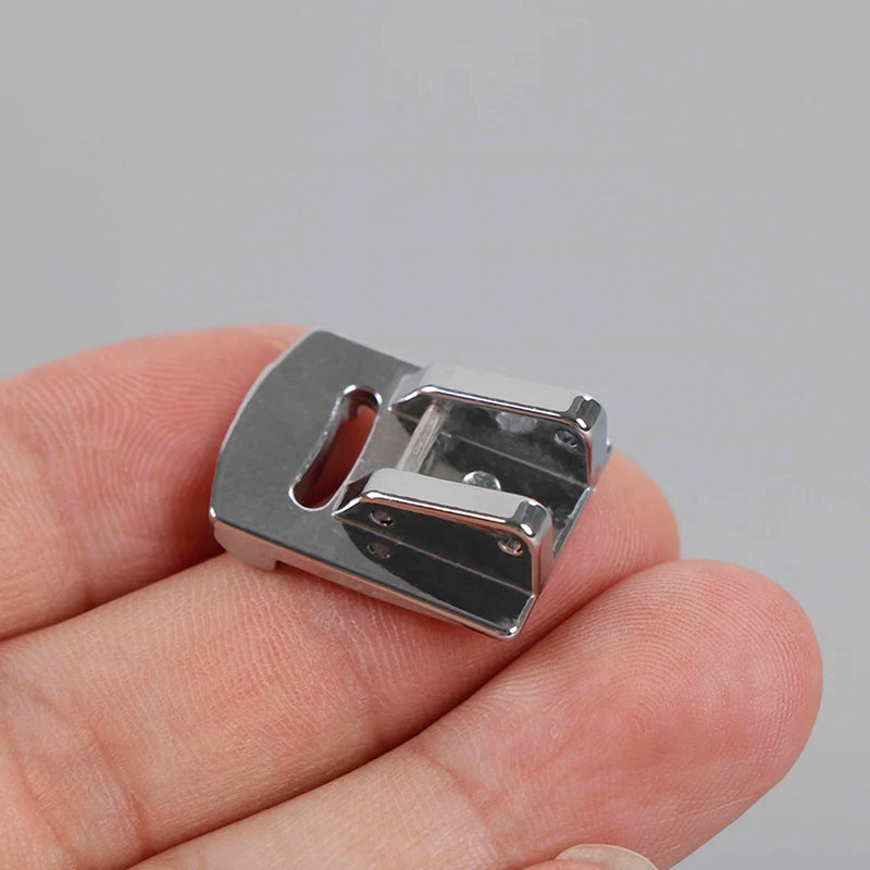 1Pcs Sliver Rolled Hem Curling Presser Foot For Sewing Machine Singer Janome Sewing Accessories Hot Sale