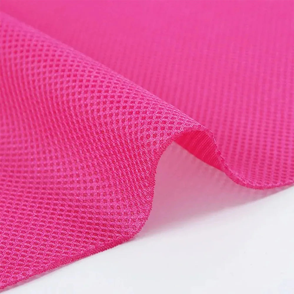 Breathable 3D Mesh Fabric Air Layer Solid Color Handcraft DIY Upholstery Make Chair Speaker Dustproof Soundproof Net Cover Cloth