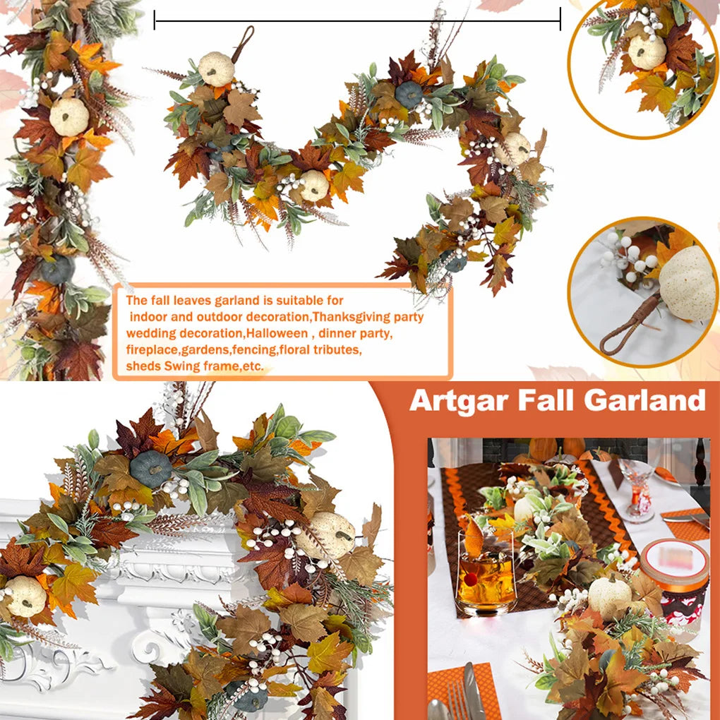 Versatile Thanksgiving Decorations Pumpkin Vine Decoration Included Pottery Barn Fall Decor
