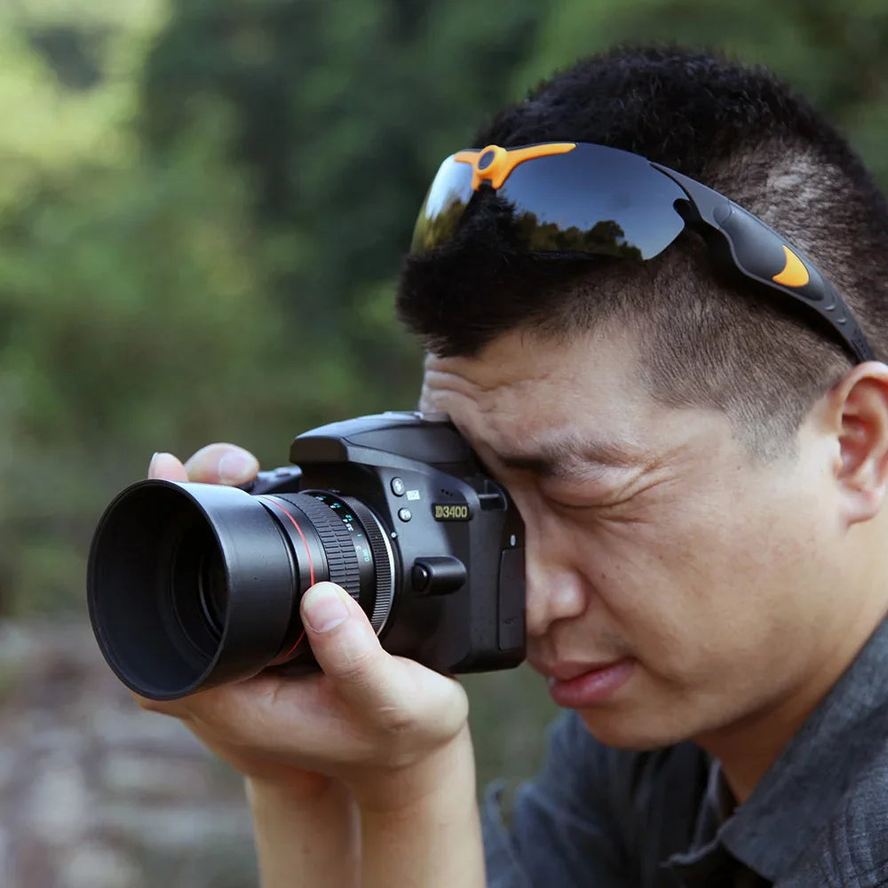 Lightdow Full Frame 85mm F1.8 Manual Focus Portrait Lens for Canon Sony Nikon DSLR Camera RU USA ES Overseas Warehouse Delivery