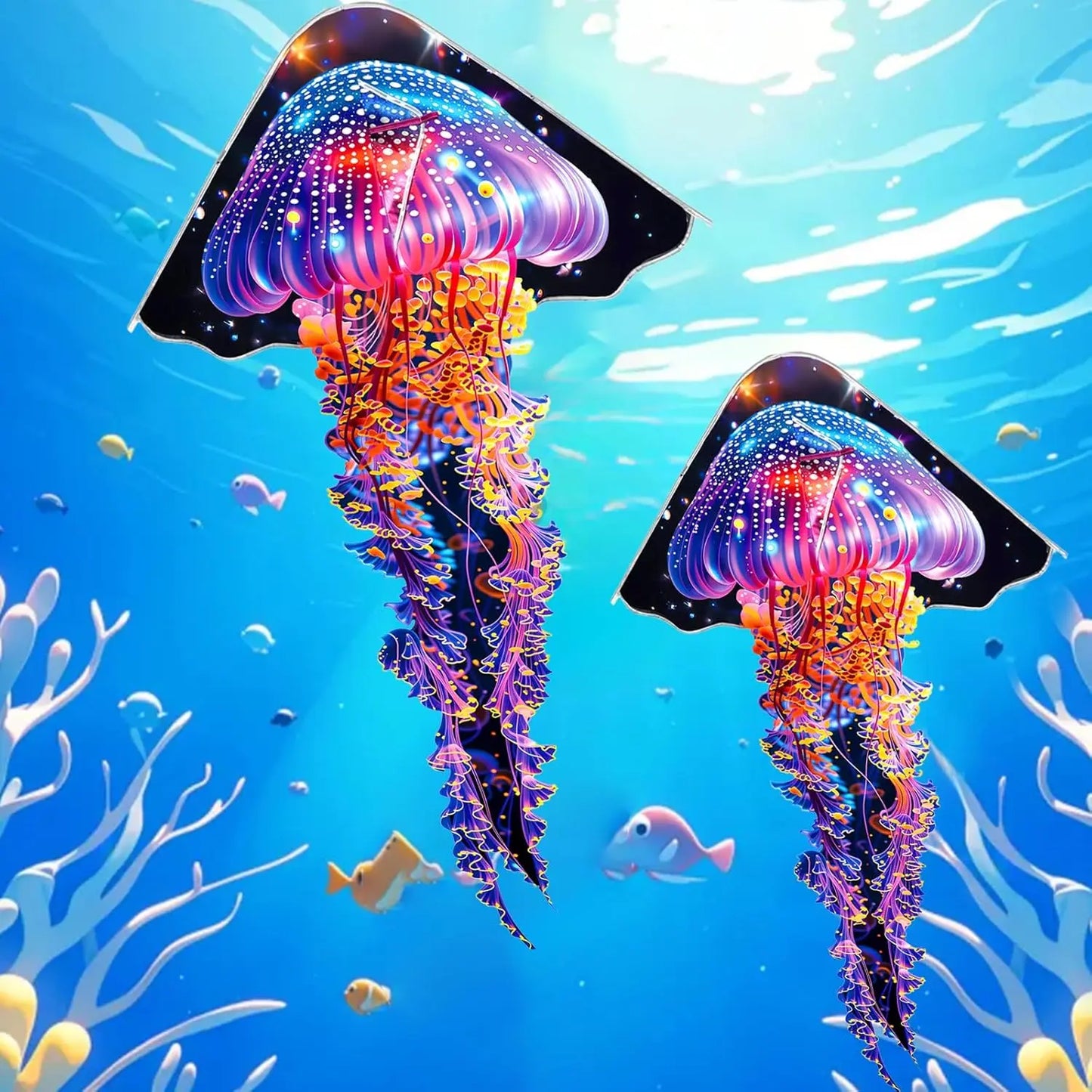 Octopus Kite for Beginners and Adults, Easy to Fly and Assemble, Perfect for Outdoor Fun