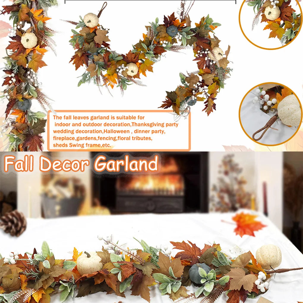 Versatile Thanksgiving Decorations Pumpkin Vine Decoration Included Pottery Barn Fall Decor