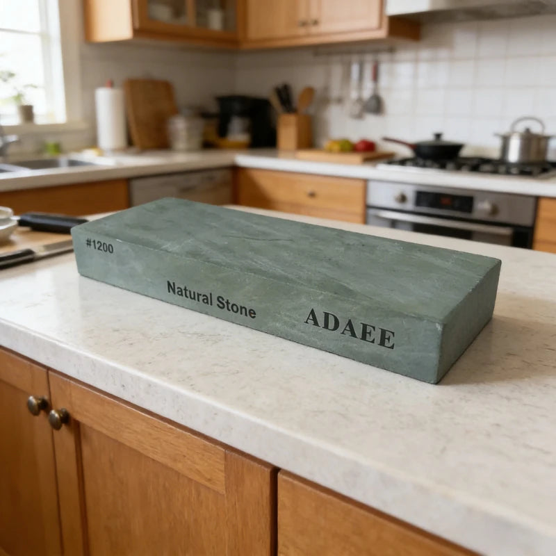 ADAEE Professional 12000# Natural Whetstone Large Size 200*75*29mm Sharpening Stone Ultra Fine Finishing Stone for Kitchen Knife