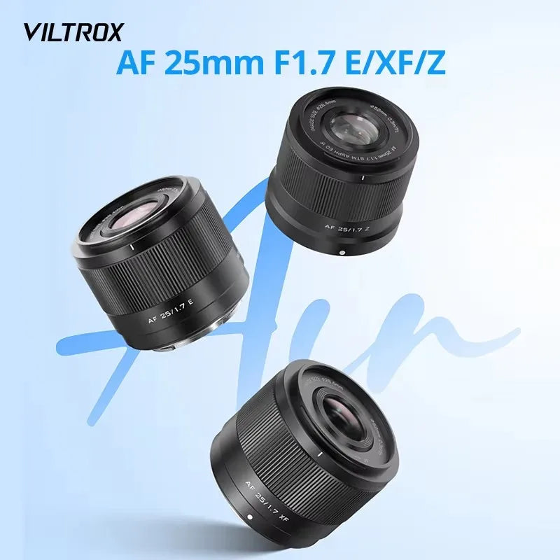 Viltrox AF 25mm F1.7 APS-C Mirrorless Camera Auto Lens for Sony E Nikon Z Z30 Z50 Fujifilm XF X-T4 Fujifilm XF X-T30ii X-Pro3