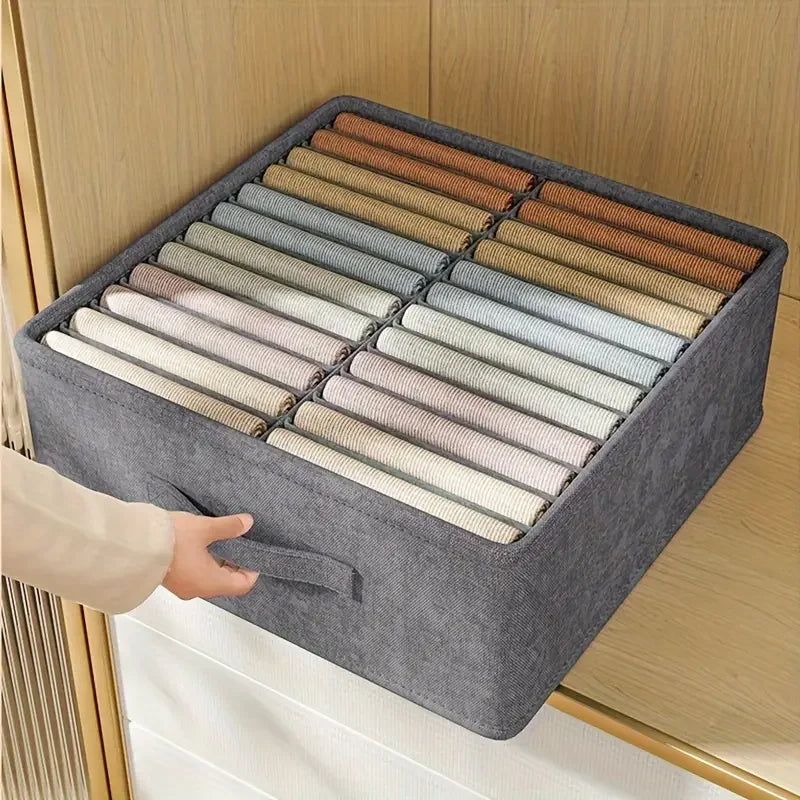 1PC Wardrobe Storage Organizer – Pants, Sweater & T-Shirt Drawer Box, Cabinet Clothes Organizer