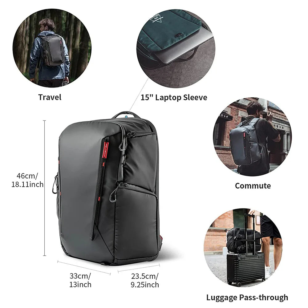 PGYTECH OneMo Lite Camera Backpack 22L For DJI Sony Canon Nikon OSMO Action Pocket DSLR/SLR Mirrorless Photographer Backpack