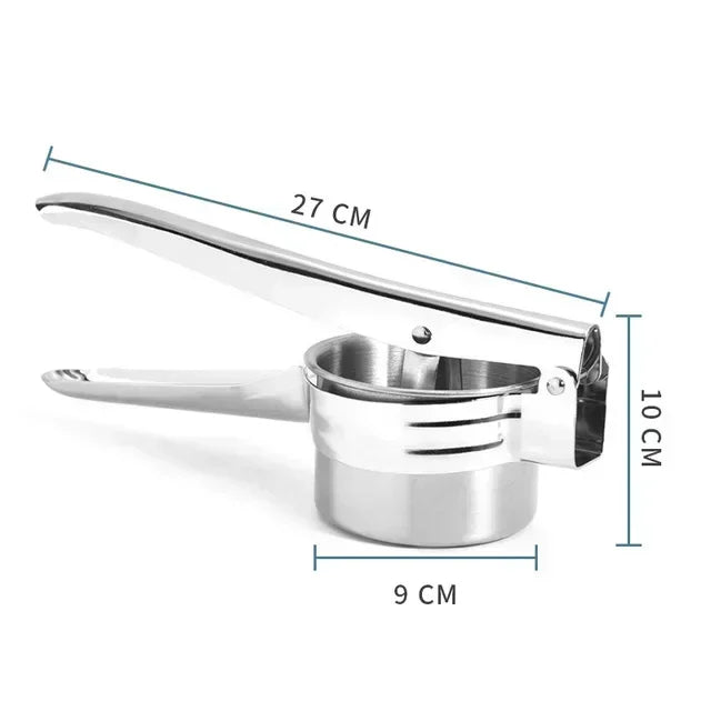 Masher RicerPress Mashed Potatoes Stainless Steel CrushingPuree Fruit Vegetable SqueezerJuicer Press Maker Kitchen Tools cooking