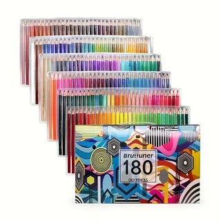 48/72/120/180 Brutfuner Oil Color Pencils Color Pencil Set OILY Drawing colored wood colour coloured pencils