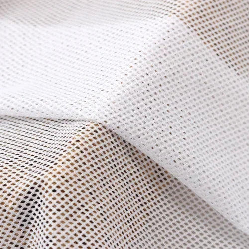 155x45/500cm 2x2 Low-stretch Mesh Fabric For Clothing LiningTravel Bag Handbag T-shirt Sportswear Handmade DIY Sewing Fabric