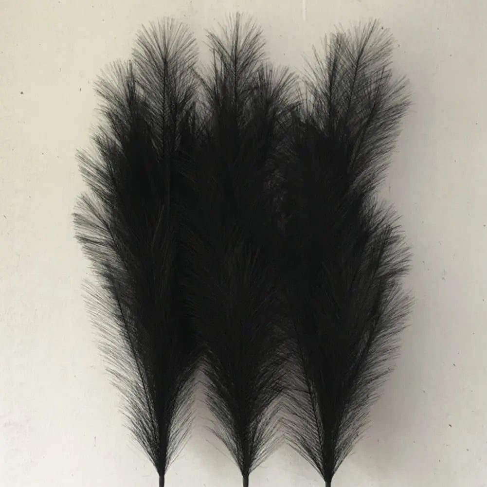 Simulation Reed Grass Pampas Home Wedding Decoration Flower Arrange Accessories Pampas Grass Hand-Dyed Dog Tail Grass