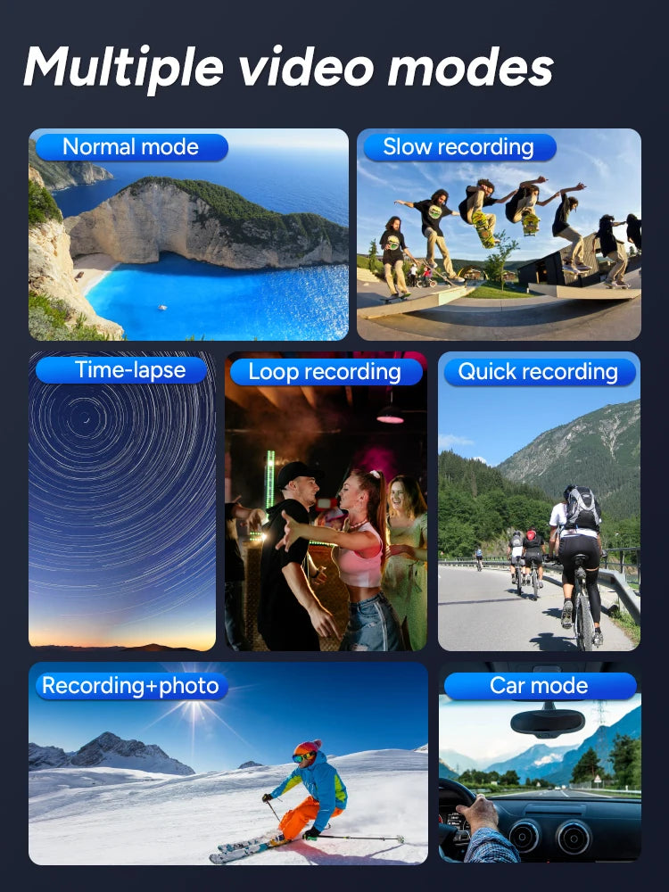 SJCAM SJ6 Pro 4K Dual Screen Action Camera Waterproof Touch Screen Sport Cam WiFi Night Vision 6-Axis Gyro Stabilization