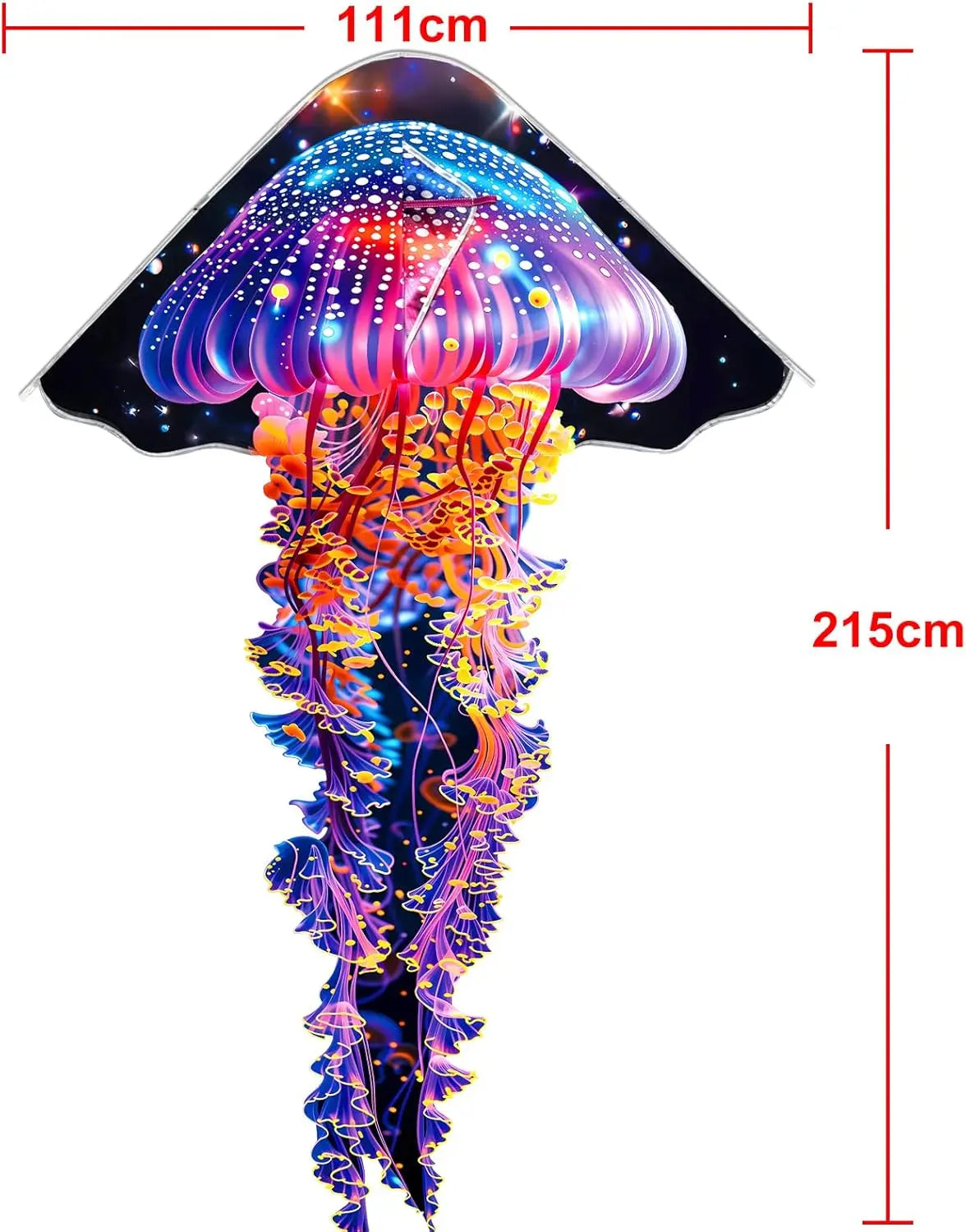 Octopus Kite for Beginners and Adults, Easy to Fly and Assemble, Perfect for Outdoor Fun